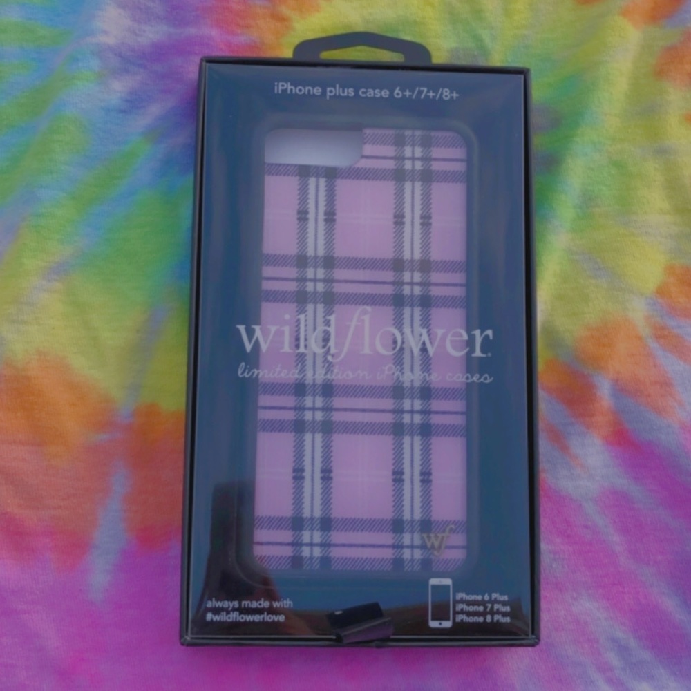 Wild flower case! for iPhone 6+,7+,8+
